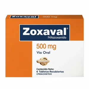 ZOXAVAL 500MG X 6TAB (NITAZOXANIDA)(VALMORCA)