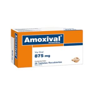 AMOXIVAL 875MG X 20 TAB (AMOXICILINA)(VALMORCA)(TABLETAS)