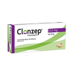 CLONZEP 0.5MG X 30 TAB (CLONAZEPAM)(VALMORCA)(PSICOTROPICOS)
