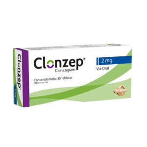 CLONZEP 2MG X 30 TAB (CLONAZEPAM)(VALMORCA)(PSICOTROPICOS)
