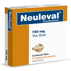 NEULEVAL 750G X 5 TAB (LEVOFLOXACINA)(VALMORCA)