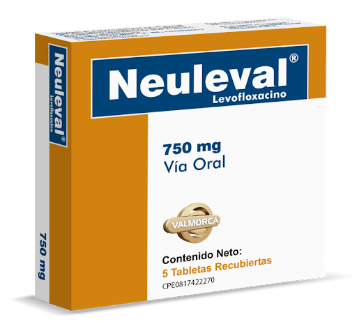 NEULEVAL 750G X 5 TAB (LEVOFLOXACINA)(VALMORCA)