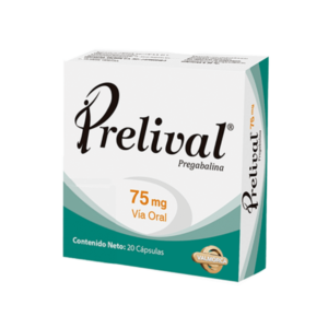 PRELIVAL 75MG X 20 CAP (PREGABALINA)(VALMORCA)(TABLETAS)