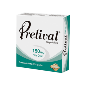 PRELIVAL 150MG X 20 CAP (PREGABALINA)(VALMORCA)(TABLETAS)