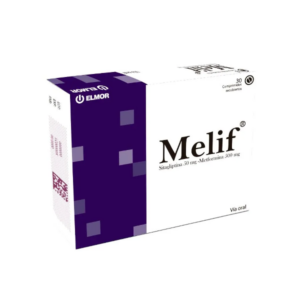 MELIF 50MG/500MG X 30 COMPR (SITAGLIPTINA /METFORMINA) (ELMOR)
