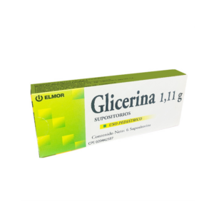 GLICERINA 1,11 GR X 6 SUP PED (ELMOR)(SUPOSITORIOS)