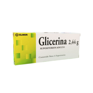 GLICERINA 2,44GR X 6 SUPOSITORIOS (ELMOR)
