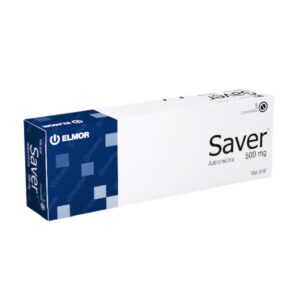SAVER 500MG X 5 COMP (AZITROMICINA) (TABLETAS) (ELMOR)