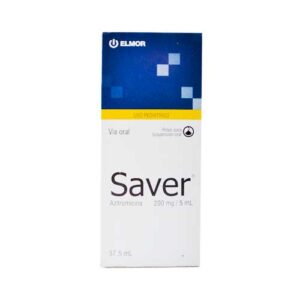 SAVER 200MG/5ML X 37.5ML  SUSP(AZITROMICINA)(JARABES)(ELMOR)
