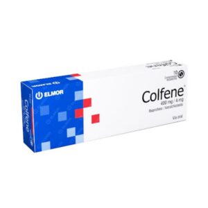 COLFENE 400MG/4MG X 10 COMP (IBUPROFENO/TIOCOLCHICOSIDO) (TABLETAS) (ELMOR)