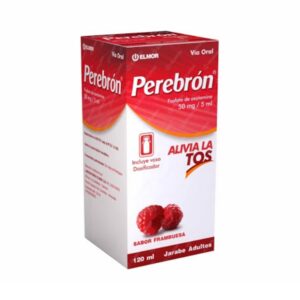 PEREBRON 50MG/5ML X 120ML FRAMBUESA(OXOLAMINA)(JARABES ADULTO) (ELMOR)