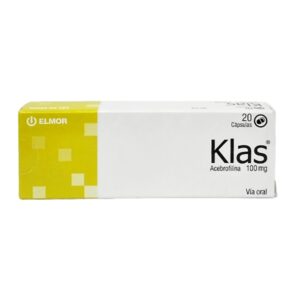 KLAS 100MG X 20 CAP (ACEBROFILINA) (TABLETAS) (ELMOR)
