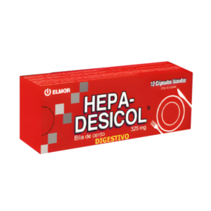 HEPA-DESICOL 325MG X 12 CAPB (BILIS DE CERDO)(ELMOR)