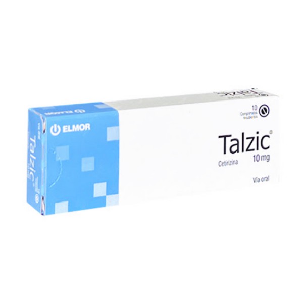 TALZIC 10MG X 10 COMP (CETIRIZINA) (TABLETAS) (ELMOR)