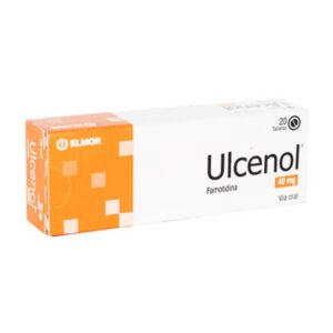 ULCENOL 40MG X 20 TAB (FAMOTIDINA) (TABLETAS) (ELMOR)