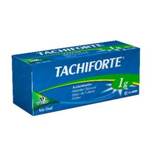 TACHIFORTE 1G X 20 TAB (ACETAMINOFEN) (TABLETAS) (ELMOR)