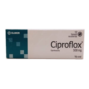 CIPROFLOX 500MG X 12 TAB (CIPROFLOXACINA) (TABLETAS) (ELMOR)