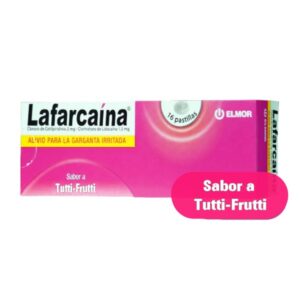 LAFARCAINA TUTTI-FRUTTI X 16 PASTILLAS (LIDOCAINA)(ELMOR)