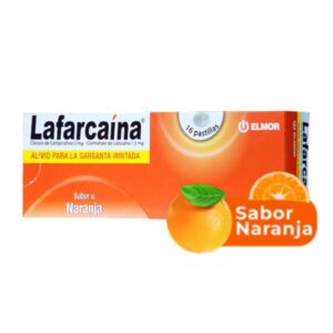 LAFARCAINA NARANJA X 16 PASTILLAS (LIDOCAINA) (TABLETAS) (ELMOR)