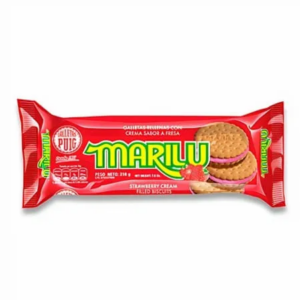 GALLETA MARILU FRESA 18 GR GALLETA RELLENA CON FRESA Y TROCITOS (GALLETAS PUIG)