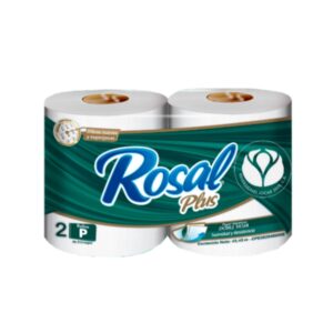 PAPEL ROSAL PLUS 215H X 2 ROLLOS (VERDE)