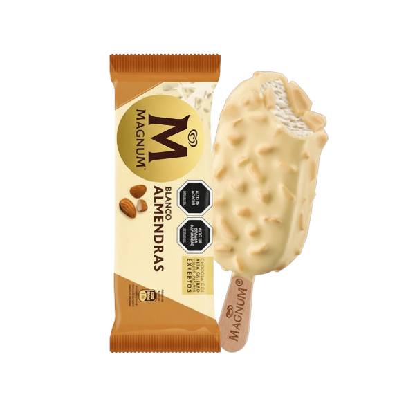 HELADO MAGNUM BLANCO ALMENDRAS 90ML (TIO RICO)
