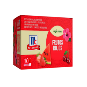 TE DE FRUTOS ROJOS X 10 SOBRES (MCCORMICK)