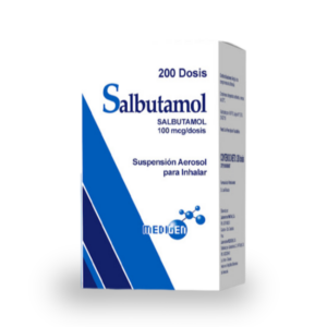 SALBUTAMOL 100MCG X 200 DOSIS – INHALACION(MEDIGEN)