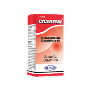 CICLOFTAL GTAS OFT  15ML  (CICLOPENTONATO)(CYCLOGYL)(OFTALMI)