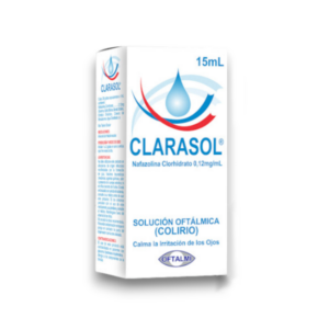 CLARASOL 0.12MG SOL OFTAL X 15ML (NAFAZOLINA)(OFTALMI)(GOTAS)