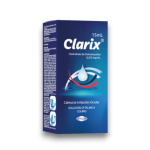 CLARIX 0.255MG SOL OFT X 15ML (OXIMETAZOLINA) (OFTALMI) (GOTAS)