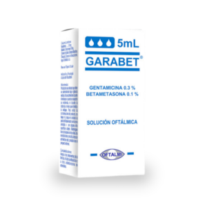 GARABET 0.3%-0.1% SOL OFTAL X 5 ML (GENTAMICINA-BETAMETASONA) (OFTALMI)