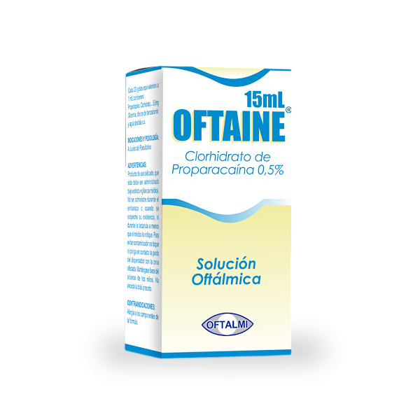 OFTAINE 0.5% SOL OFTAL X 15ML (PROPARACAINA)(OFTALMI)