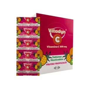 VITADYN C 500 MG X 10 TAB MAST FRUTAS TROPICALES(VITAMINA C) (OFTALMI)