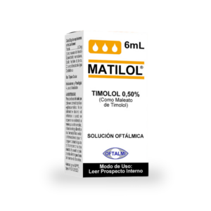 MATILOL 0.50% SOL OFTAL X 6 ML (TIMOLOL) (OFTALMI)