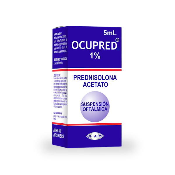 OCUPRED 1% SOL OFTAL X 5ML (PREDNISOLONA) (OFTALMI) (GOTAS)