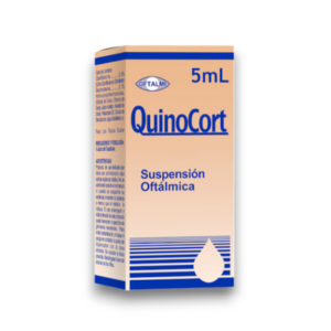 QUINOCORT 0.3%-0.1% SOL OFTAL X 5ML (CIPROFLOXACINA-DEXAMETASONA)(GOTAS)(OFTALMI