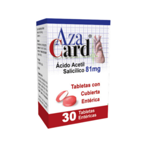 AZACARD 81MG X 30 TAB (ACIDO ACETILSALICILICO)(OFTALMI)(TABLETAS)