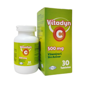 VITADYN 500MG SIN AZUCAR X 30 TAB (VITAMINA C) (OFTALMI)