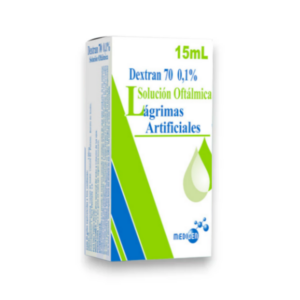 DEXTRAN 70 SOL OFT 0.1% X 15ML (LAGRIMAS ARTIFICIALES)(MEDIGEN)(GOTAS)