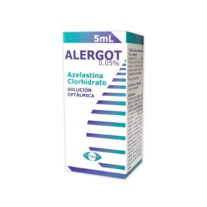 # ALERGOT 0.05% SOL OFT  5ML (AZELASTINA) (GOTAS) (OFTALMI)