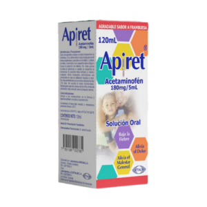 APIRET 180MG/5ML JBE X 120ML (ACETAMINOFEN) (OFTALMI) (JARABES)