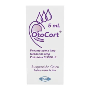 OTOCORT (DEXAMETASONA 1MG+NEOMICINA 5MG+POLIMIXINA B) X 5ML (OFTALMI)