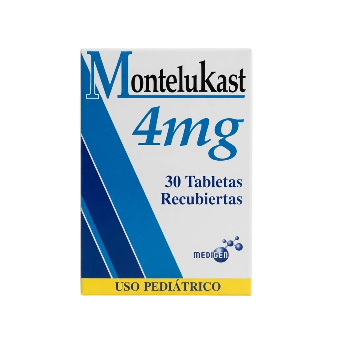 MONTELUKAST 4MG X 30 TAB (MEDIGEN)(TABLETAS)