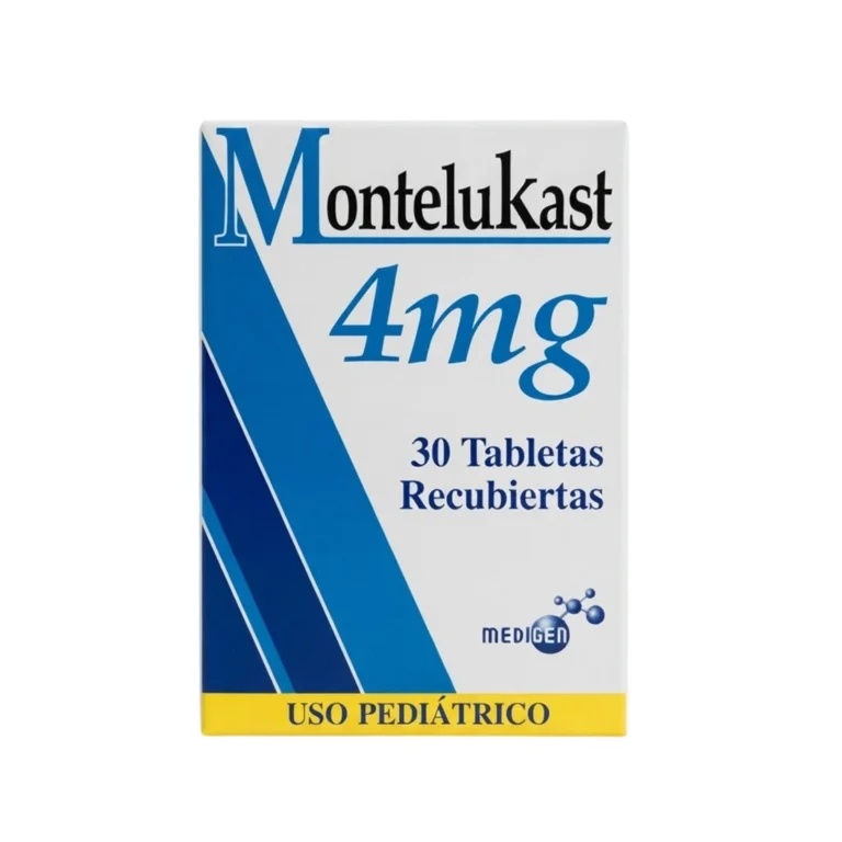 MONTELUKAST 4MG X 30 TAB (MEDIGEN)(TABLETAS)