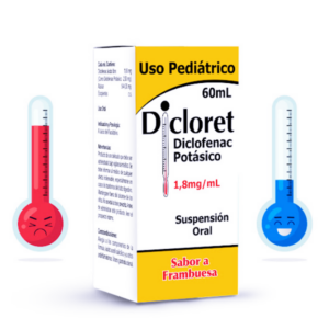 DICLORET 1.8MG/ML X 60ML JBE PED (DICLOFENAC POTASICO) (OFTALMI) (JARABES)