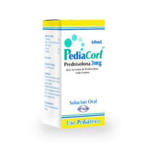 PEDIACORT 3MG/ML JBE PED X 60ML (PREDNISOLONA)(OFTALMI)(JARABES)