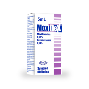 MOXIDEX 0.5%-0.1% SOL OFTAL X 5ML (MOXIFLOXACINA/DEXAMETASONA) (GOTAS) (OFTALMI)
