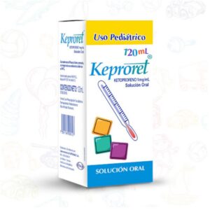 KEPRORET 1MG/ML JBE PED X 120ML (KETOPROFENO ) (JARABES) (OFTALMI)