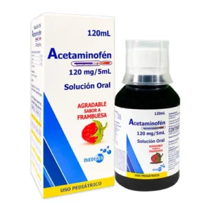 ACETAMINOFEN 120MG/5ML SUSP X 120ML (MEDIGEN)(JARABES)